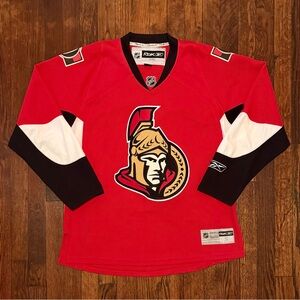 VTG Reebok NHL Ottawa Senators Hockey Jersey HEATED RIVALRY ILYA ROSANOV TEAM